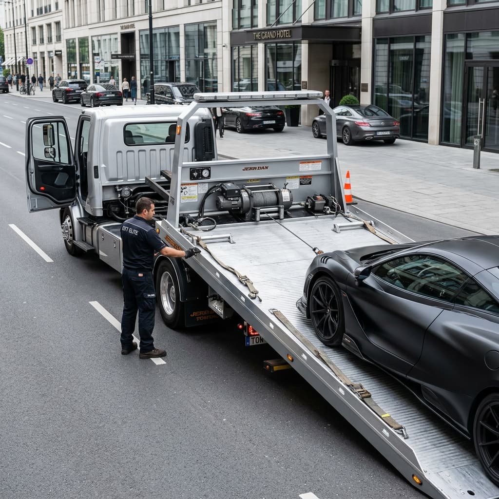 Realistic Roadside Towing